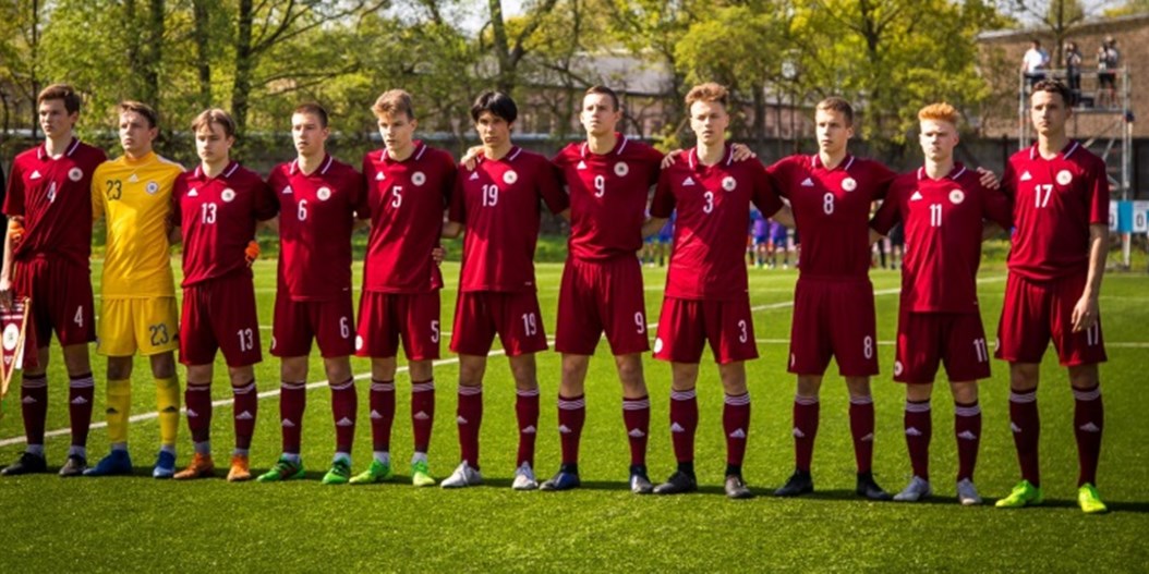 Latvijas U-17 izlase pamatlaikā spēlē neizšķirti ar Kosovu