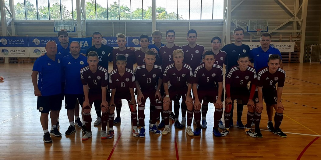 Latvijas U-19 telpu futbola izlasei uzvara pret Poliju