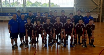 Latvijas U-19 telpu futbola izlasei uzvara pret Poliju