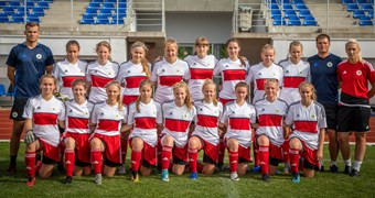 Latvijas U-17 meiteņu izlase gatavojas pārbaudes mačiem pret Ukrainu