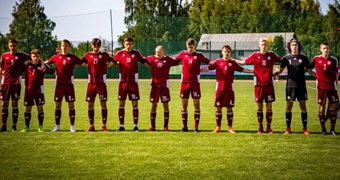 Latvijas U-18 izlase pārbaudes spēlē piekāpjas Islandei