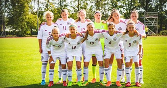 Latvijas U-15 meiteņu izlase Baltijas kausā iegūst otro vietu