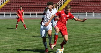 Latvijas U-17 izlase piekāpjas baltkrieviem