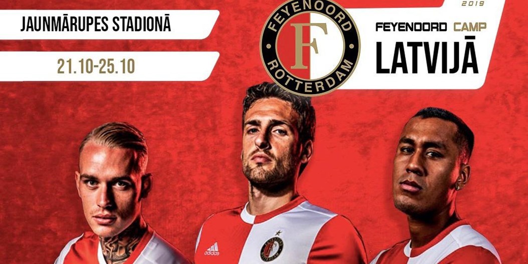 Aicina pieteikties FC Feyenoord nometnei Latvijā