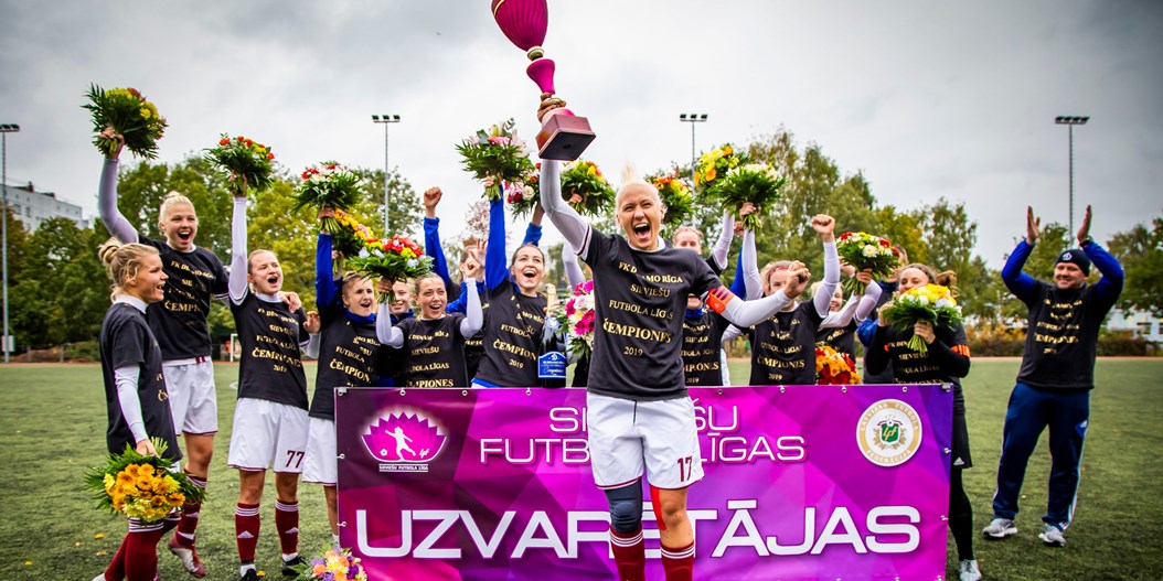 Dinamo Rīga grauj konkurentu un triumfē Latvijas čempionātā