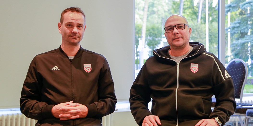 Iepazīsties ar Latvijas izlases trenera asistentiem: Asens Bukarevs un Envers Čiričs
