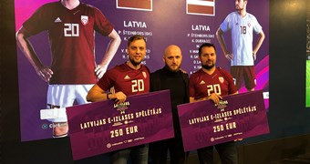 Noskaidroti Latvijas e-futbola izlases dalībnieki