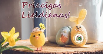 Priecīgas Lieldienas!