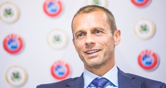 UEFA prezidenta apsveikums Vadimam Ļašenko ar ievēlēšanu amatā
