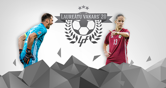 Gada labākie Latvijas futbolisti: Sandra Voitāne un Pāvels Šteinbors
