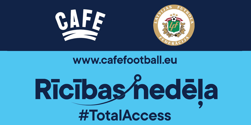 LFF uzsāk sadarbību ar futbola pieejamības atbalsta organizāciju CAFE