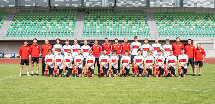 Foto: Jelgavā sadarbības slīpē U-19 izlases kandidāti
