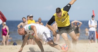 Startē Latvijas un Igaunijas apvienotā pludmales futbola līga