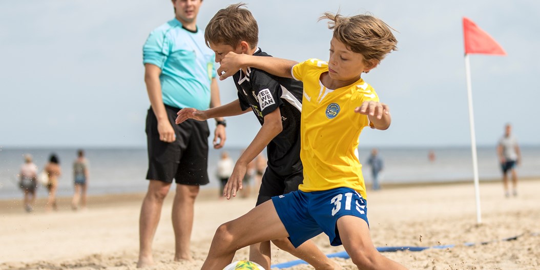 Šodien notiks pludmales futbola turnīrs U-14 vecuma grupā