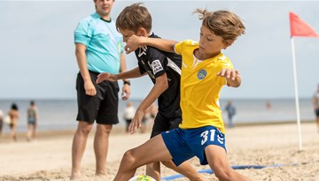 Šodien notiks pludmales futbola turnīrs U-14 vecuma grupā