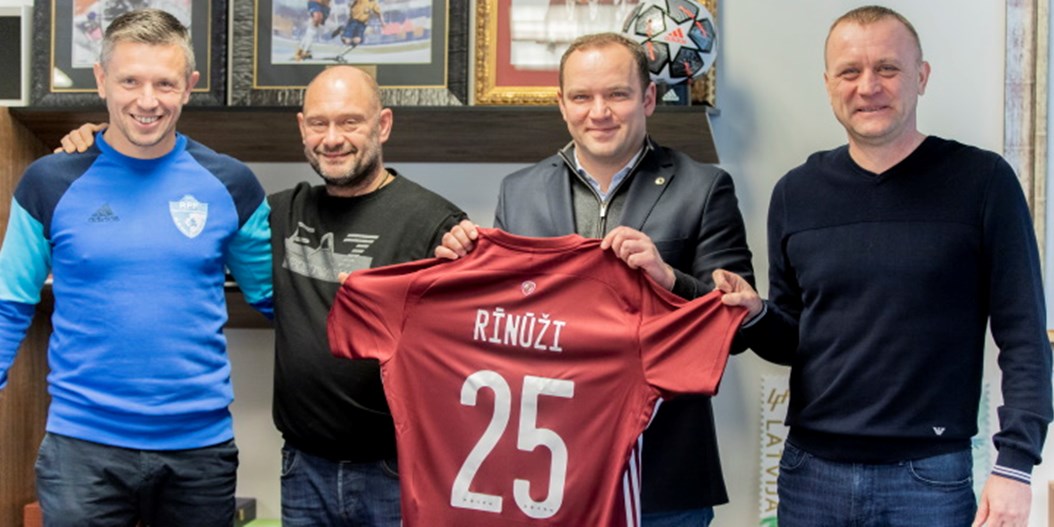 FK "Rīnūži Rīga" tiek sveikts 25 gadu jubilejā