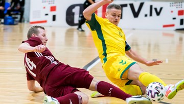 Baltijas kausu iegūst Lietuvas telpu futbola izlase