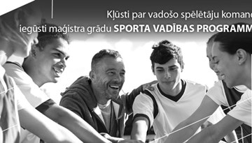 RISEBA piedāvā jaunu maģistra programmu "Sporta vadība"