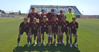 UEFA Attīstības turnīra ievadā zaudējums Kiprai