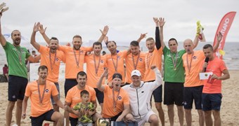 Latvijas kausu iegūst BFS Atlas/Ropaži SC pludmales futbolisti