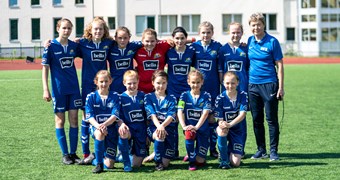 Rīgas Futbola skola uzvar Meiteņu čempionāta U-12 grupā