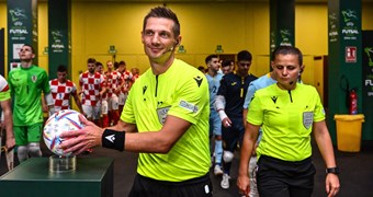 Puriņš apkalpojis Eiropas U-19 telpu futbola čempionāta finālturnīru
