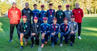Futbola akadēmijas U-13 turnīrā panākums Latgalei