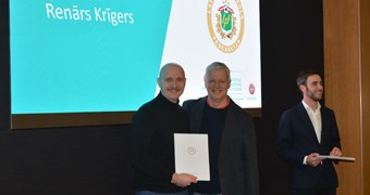 R. Krīgers noslēdz UEFA stratēģiskās komunikācijas kursu