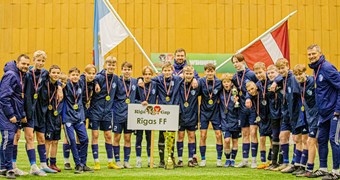 Rīgas jaunatnes izlasēm sparīgs gada sākums un triumfs Riga Cup turnīrā