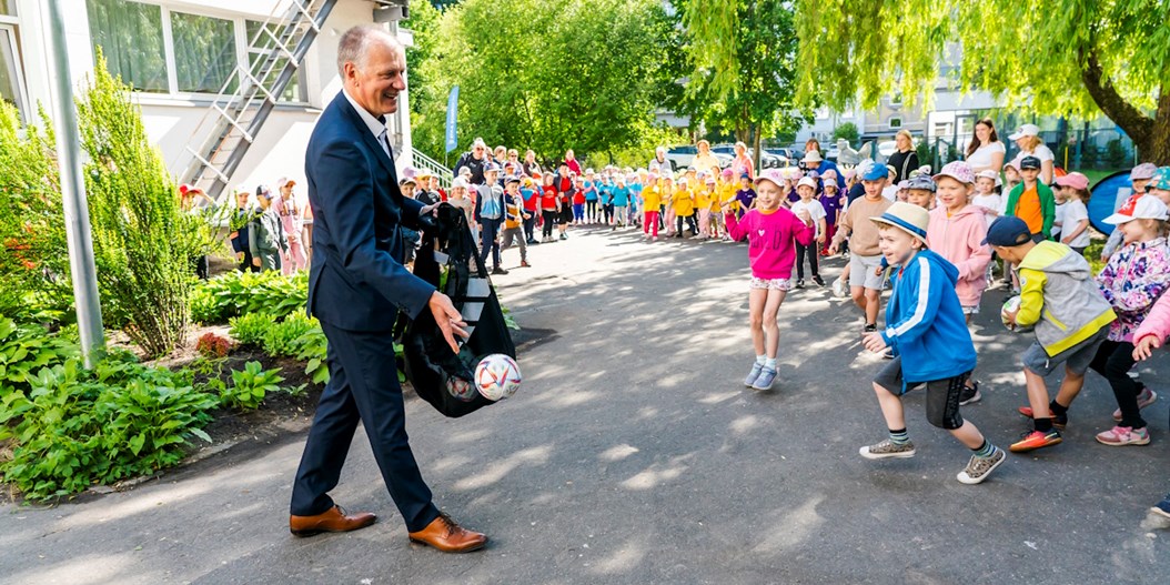 Futbola svētki Rīgas 258. pirmsskolas izglītības iestādē