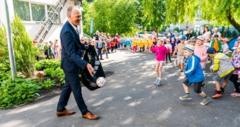 Futbola svētki Rīgas 258. pirmsskolas izglītības iestādē
