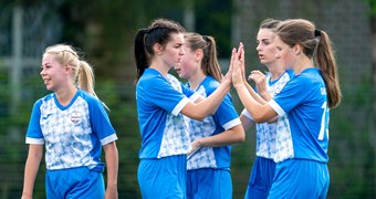 Sieviešu futbola 1. līgas pirmajā posmā uzvar FS "Metta-2"