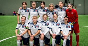 FK "Olaine" otro gadu pēc kārtas uzvar Ziemas kausā sievietēm