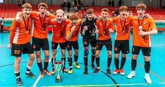 JDFS "Alberts" iegūst otro jaunatnes telpu futbola čempionāta titulu