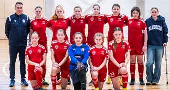 Otro gadu pēc kārtas FK "Iecava" uzvar meiteņu U-14 telpu futbola čempionātā
