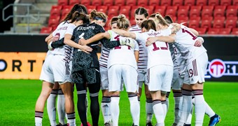 Eiropas čempionāta kvalifikāciju sāks Latvijas sieviešu izlase