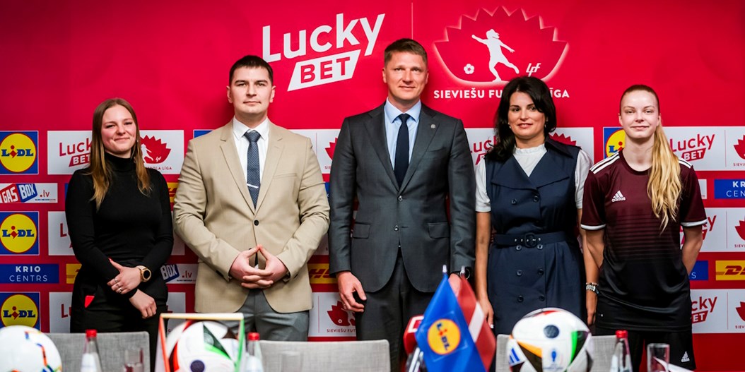 "LuckyBet" - Sieviešu futbola līgas titulsponsors