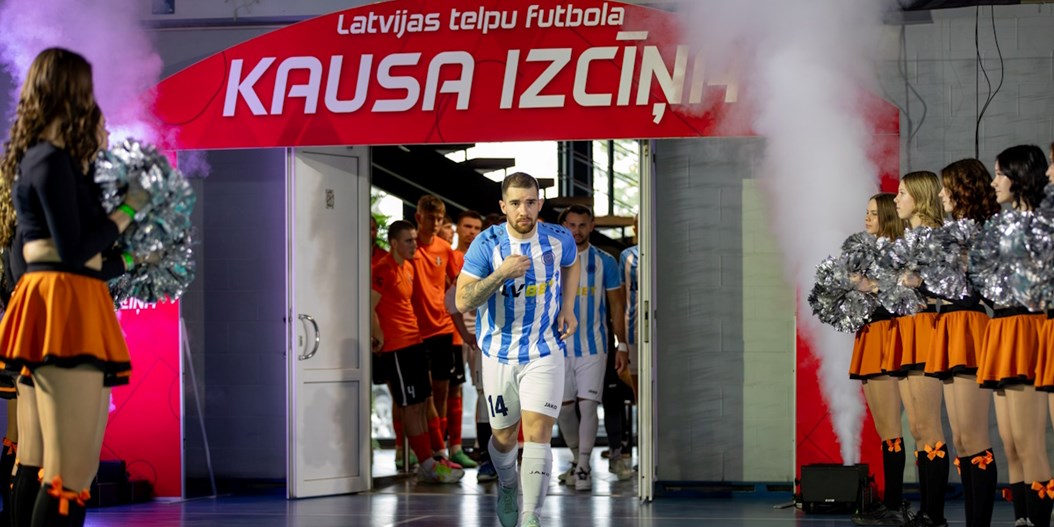Latvijas kauss nonāk "Riga FC" telpu futbolistu rokās
