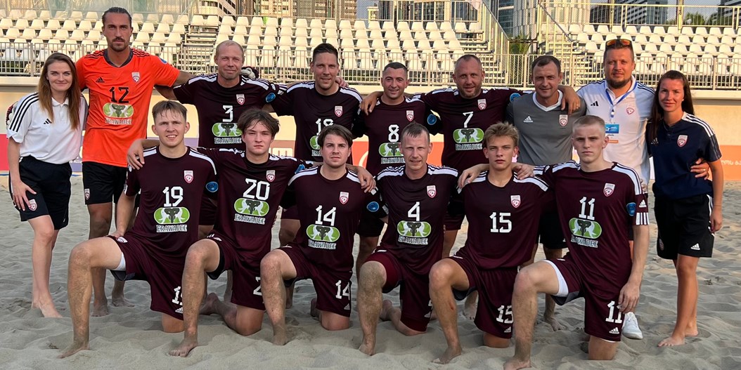 Latvijas izlase piedalās pludmales futbola "Euro League" turnīrā Gruzijā