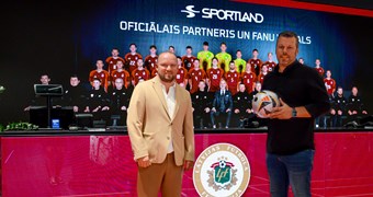 "Sportland" kļūst par LFF un Latvijas futbola izlases oficiālo atbalstītāju