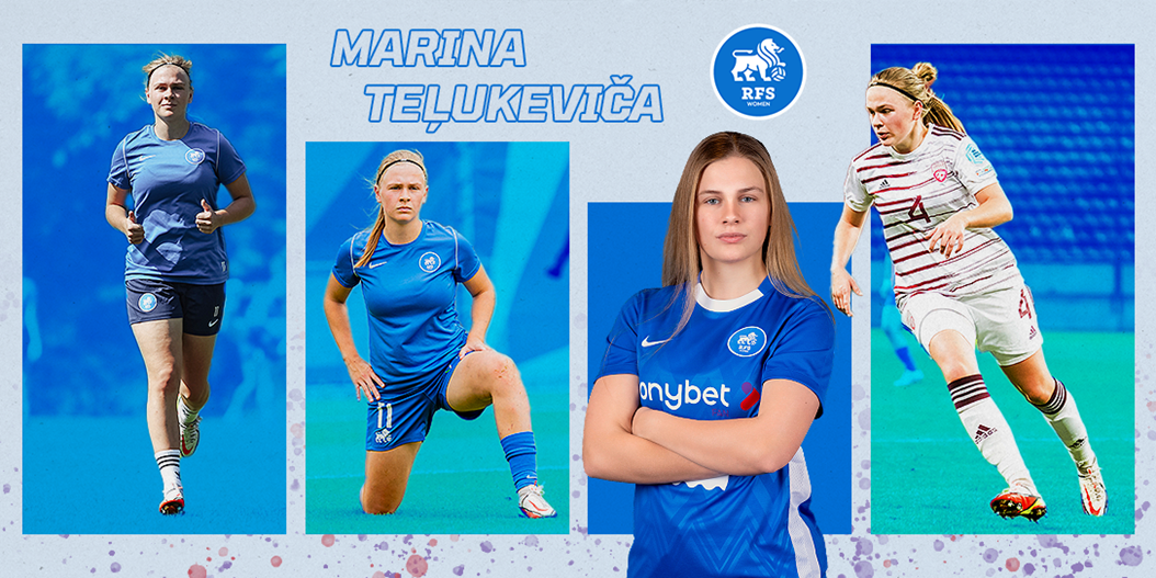 Futbolistes portrets. Marina Teļukeviča