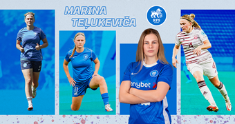 Futbolistes portrets. Marina Teļukeviča