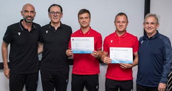 Latvijas tiesneši absolvē UEFA CORE programmu