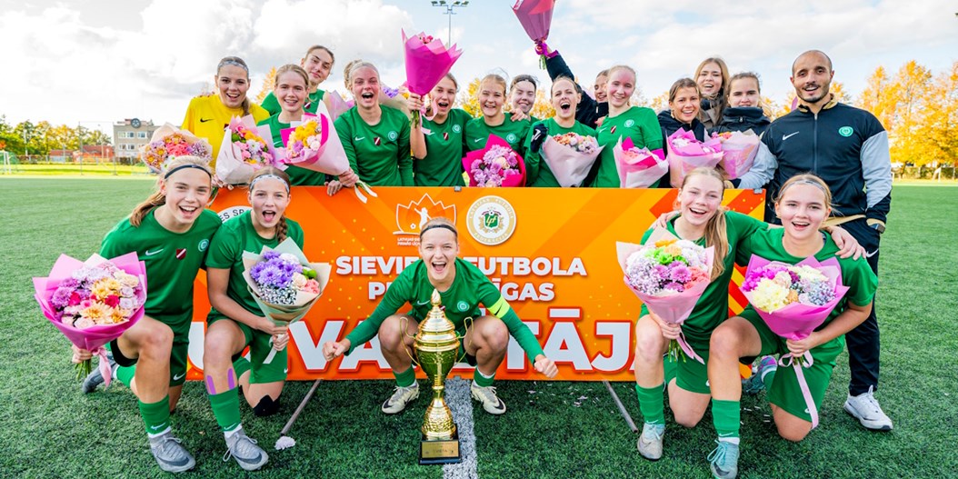 Skanstes SK izcīna Sieviešu futbola 1. līgas čempionu titulu