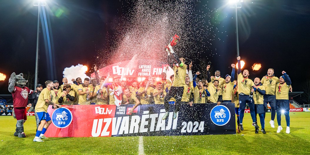 Latvijas kausa trofeju iegūst FC RFS