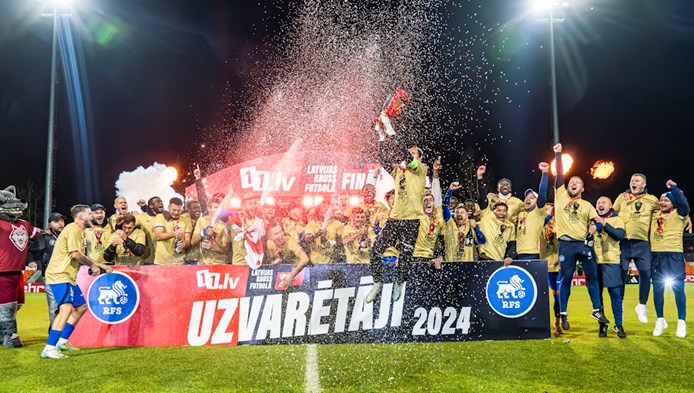 Latvijas kausa trofeju iegūst FC RFS