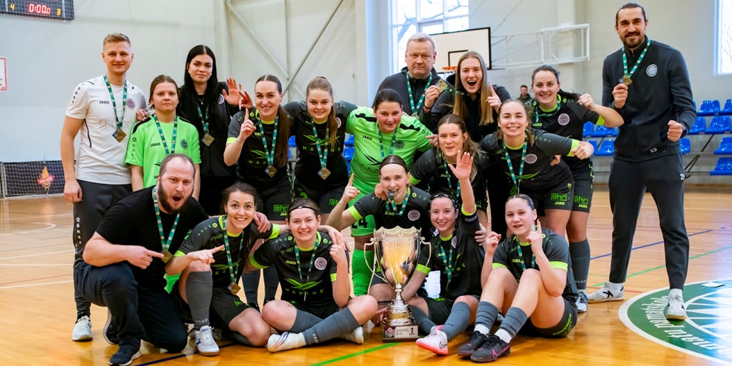 Sieviešu telpu futbola līgas titulu nosargā "Riga FC Women"