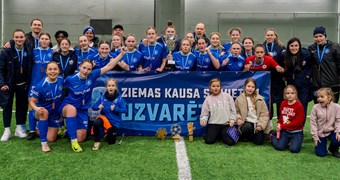 "RFS Women" ar nevainojamu sniegumu izcīna Ziemas kausu