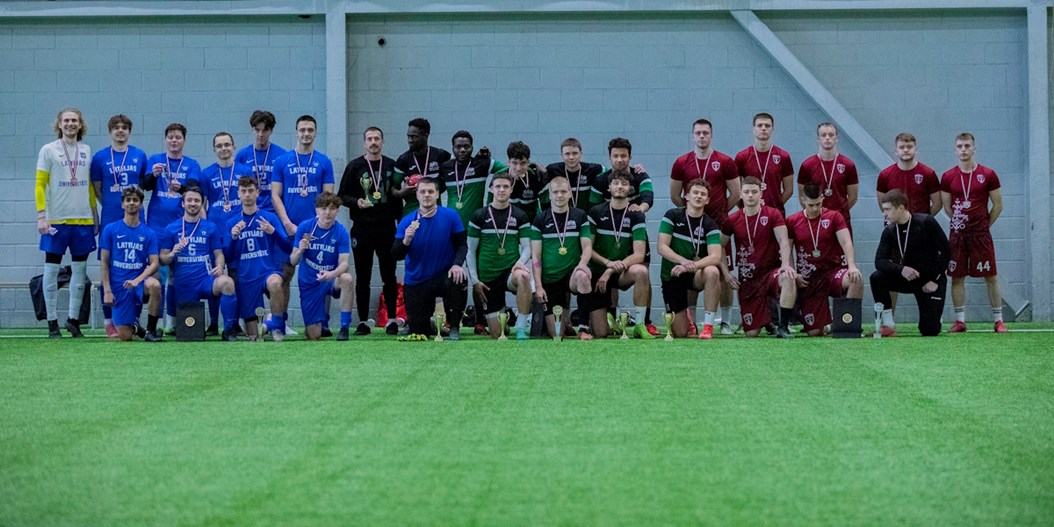 Studentu kausa izcīņā minifutbolā triumfē RTU