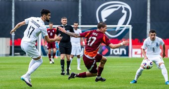 Pirms Albānijas uzņemšanas neizšķirts pārbaudes spēlē